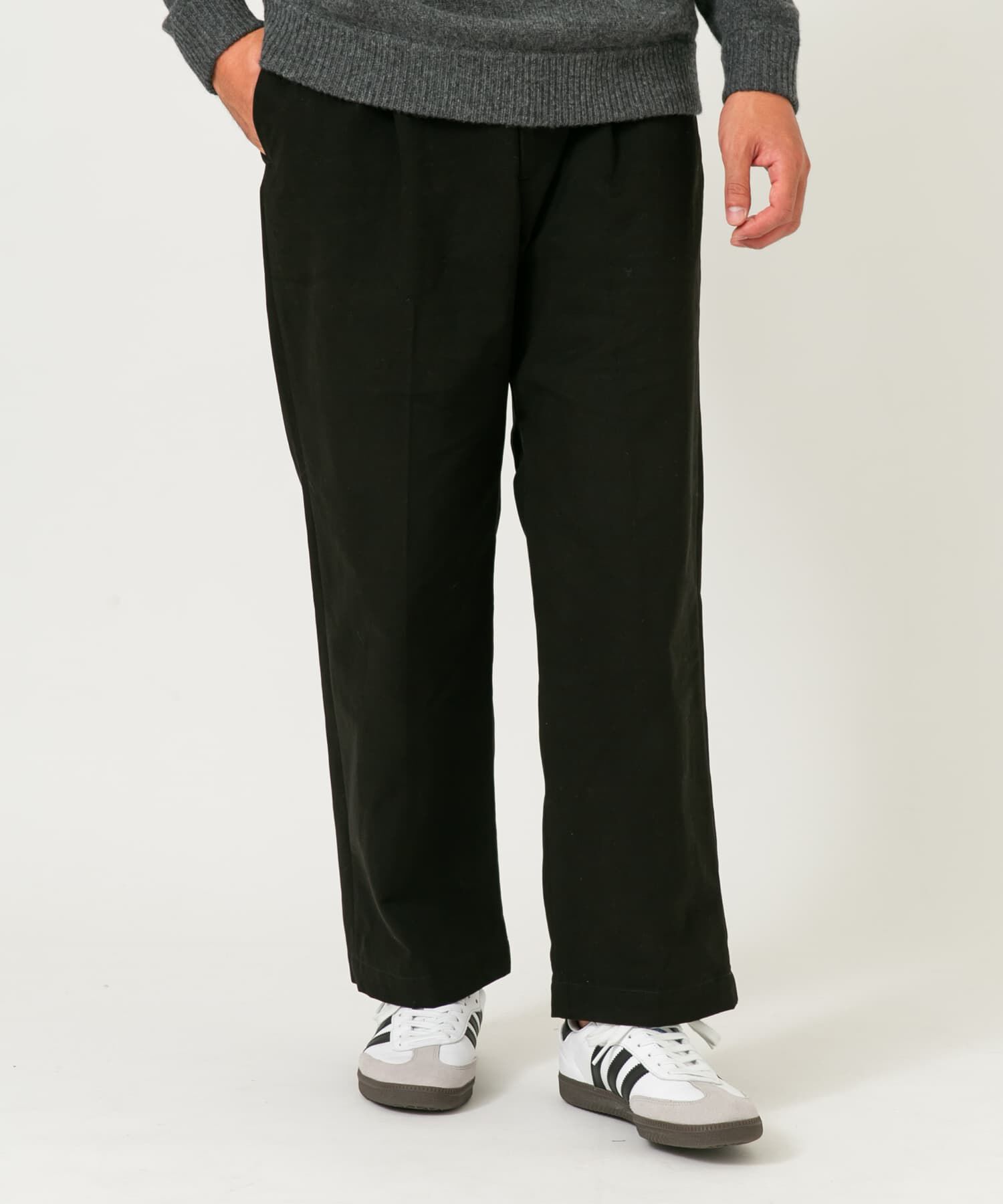 URBAN RESEARCH ROSSO「『XLサイズあり』ストレッチモールスキン1タックワイドスラックス」|その他|