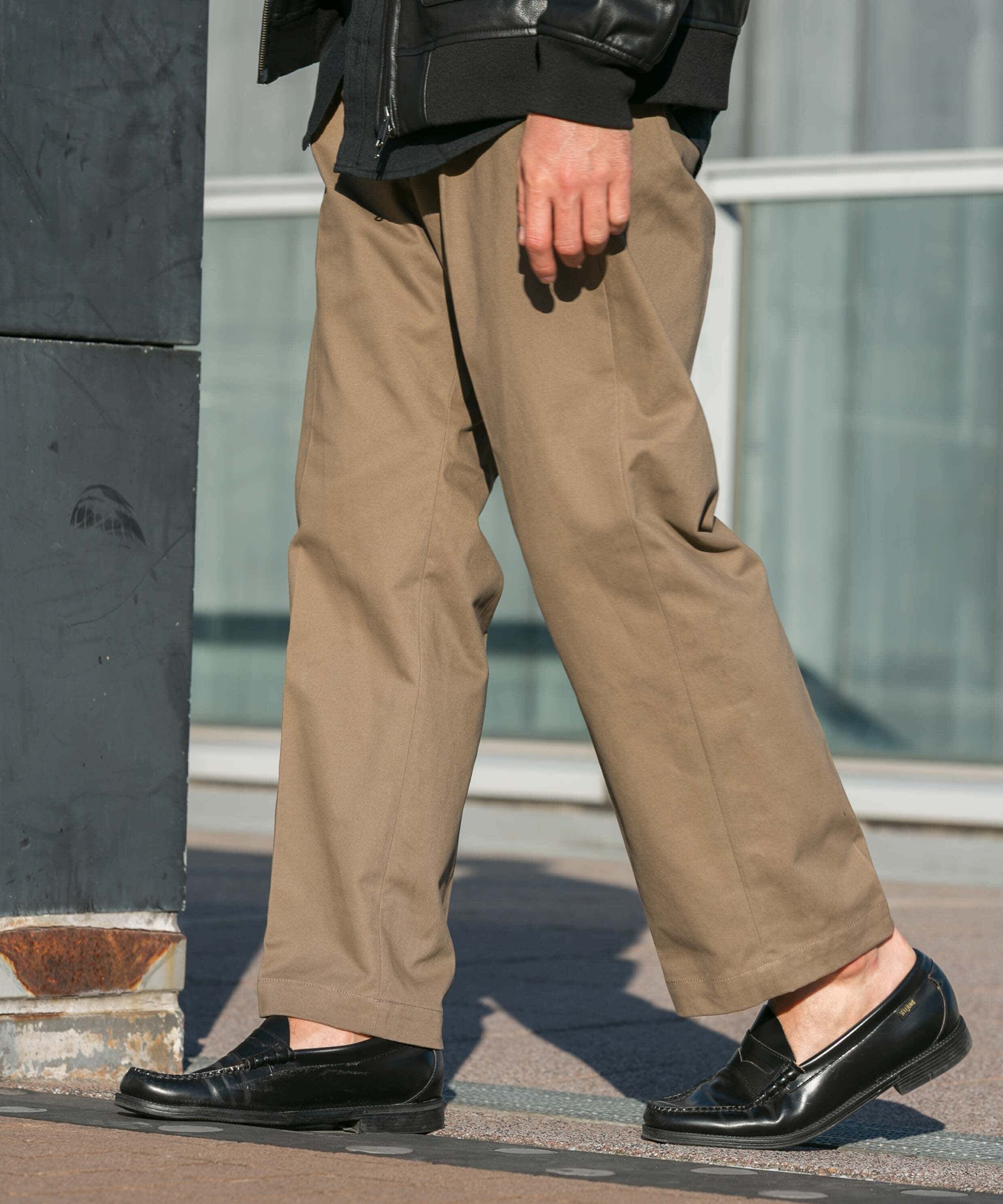 URBAN RESEARCH ROSSO「『XLサイズあり』ストレッチモールスキン1タックワイドスラックス」|その他|