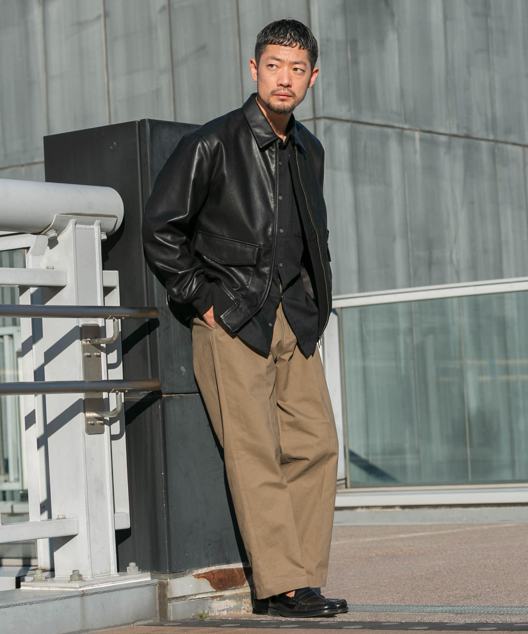 URBAN RESEARCH ROSSO「『XLサイズあり』ストレッチモールスキン1タックワイドスラックス」|その他|