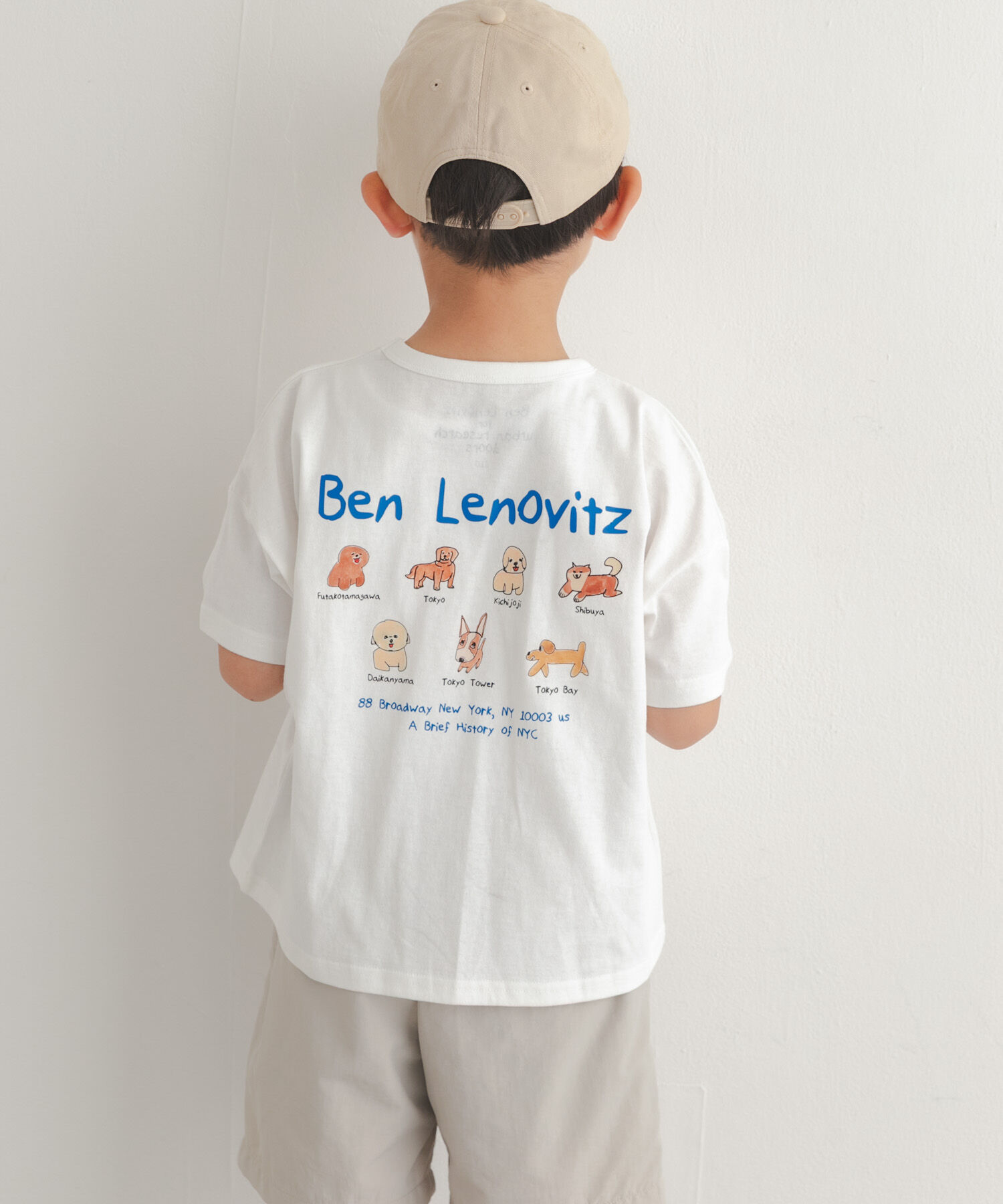 URBAN RESEARCH DOORS「BEN LENOVITZプリントＴシャツ(KIDS)」|その他|ホワイト