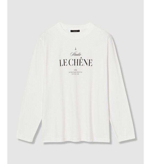 allureville「ステッカーロゴロングTシャツ」|Tシャツ・カットソー|オフホワイト