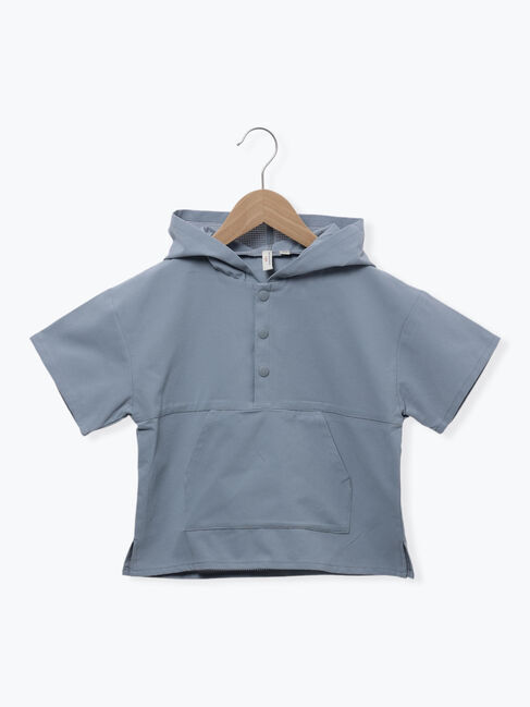 Samansa Mos2 Lagom「【接触冷感】メッシュフード付き半袖T」|Tシャツ・カットソー|ミント
