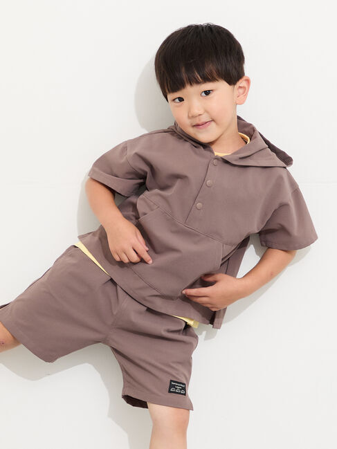 Samansa Mos2 Lagom「【接触冷感】メッシュフード付き半袖T」|Tシャツ・カットソー|
