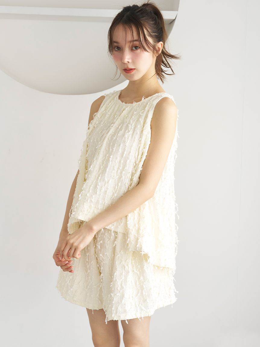 SNIDEL HOME「フリンジチュニックセットアップ」|ルームウェア|