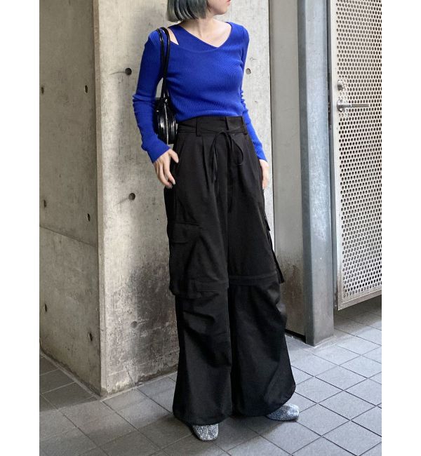 MURUA「2WAYリボンベルトカーゴパンツ」|カーゴ|