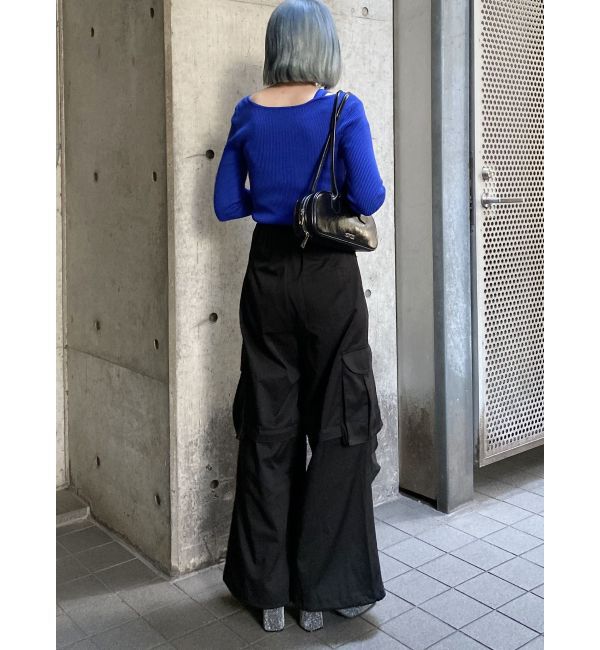 MURUA「2WAYリボンベルトカーゴパンツ」|カーゴ|