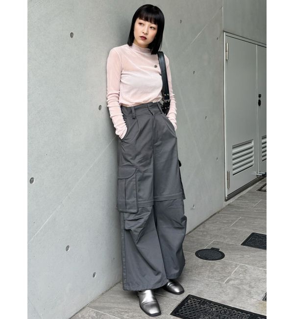 MURUA「2WAYリボンベルトカーゴパンツ」|カーゴ|