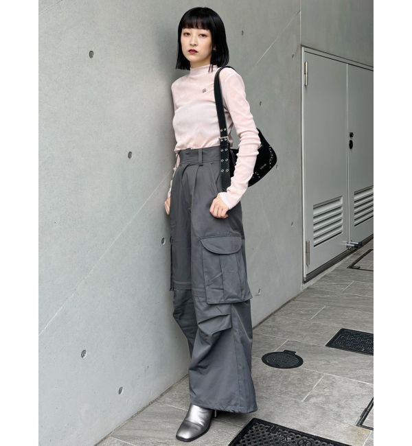 MURUA「2WAYリボンベルトカーゴパンツ」|カーゴ|