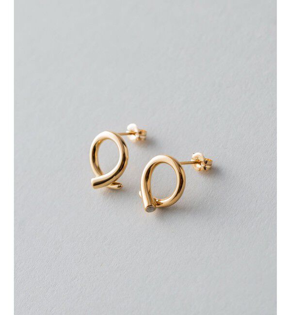 ete「サークル ビジュー ピアス」|ピアス|