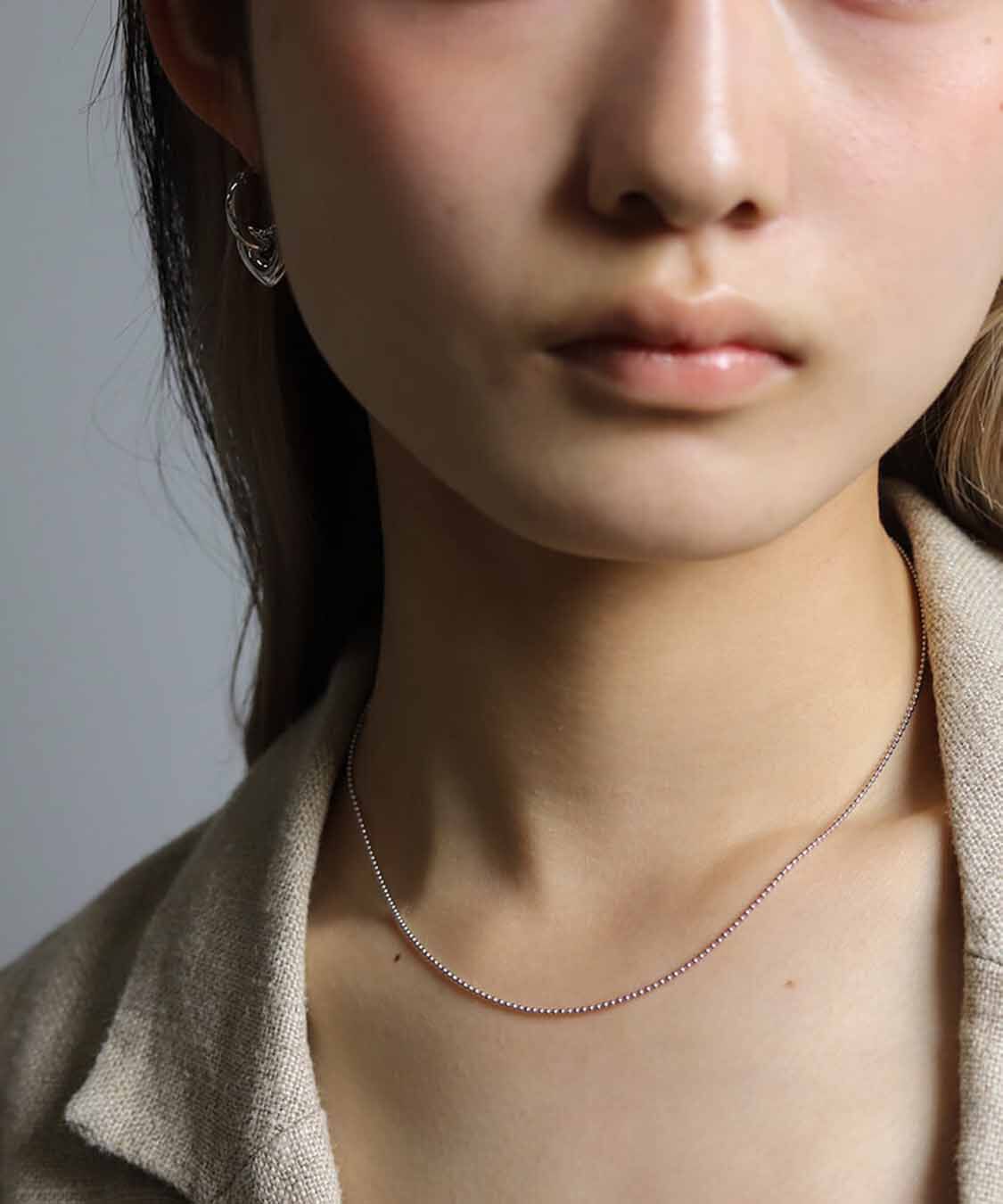  「カットボール チェーン ネックレス 40cm | SV925 〈2026 SUMMER COLLECTION〉」|ネックレス|
