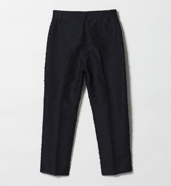 UNITED ARROWS「フラワー カットジャガード テーパードパンツ」|スラックス|