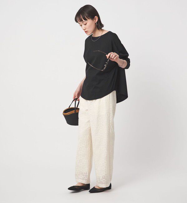 UNITED ARROWS green label relaxing「バック スリット プルオーバー」|Tシャツ・カットソー|