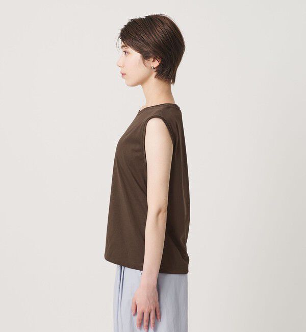 BEAUTY&YOUTH UNITED ARROWS「クリアハイゲージ ノースリーブ カットソー 接触冷感」|Tシャツ・カットソー|