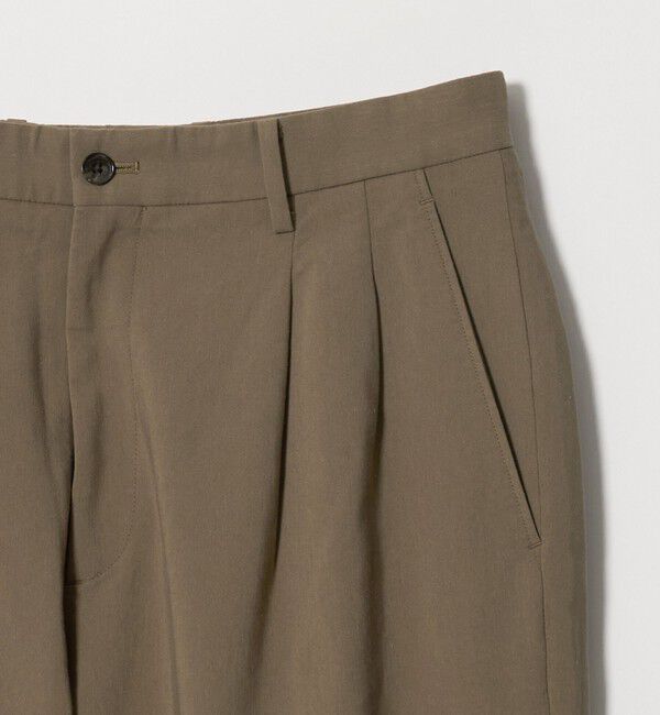 BEAUTY&YOUTH UNITED ARROWS「リネン ミックス テーパード スラックス NO.9」|チノ|
