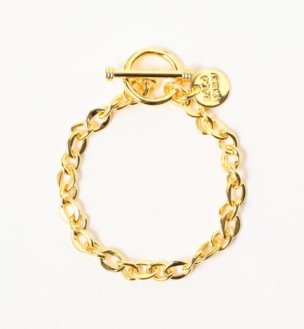 Ray BEAMS 「XOLO JEWELRY / Curve Link ブレスレット GOLD」|ブレスレット・バングル|
