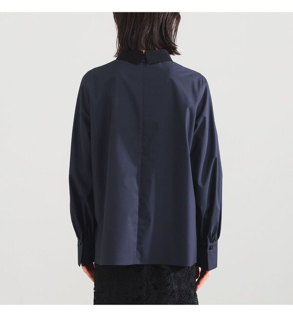 Demi-Luxe BEAMS 「グログラン カラー ブラウス」|シャツ・ブラウス|