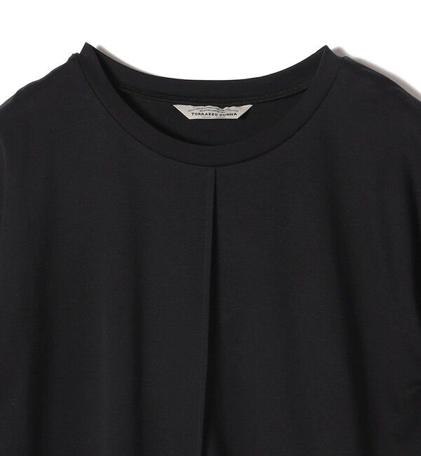 SHIPS for women「TORRAZZO DONNA:〈手洗い可能〉ドット シアー スリーブ カットソー」|Tシャツ・カットソー|
