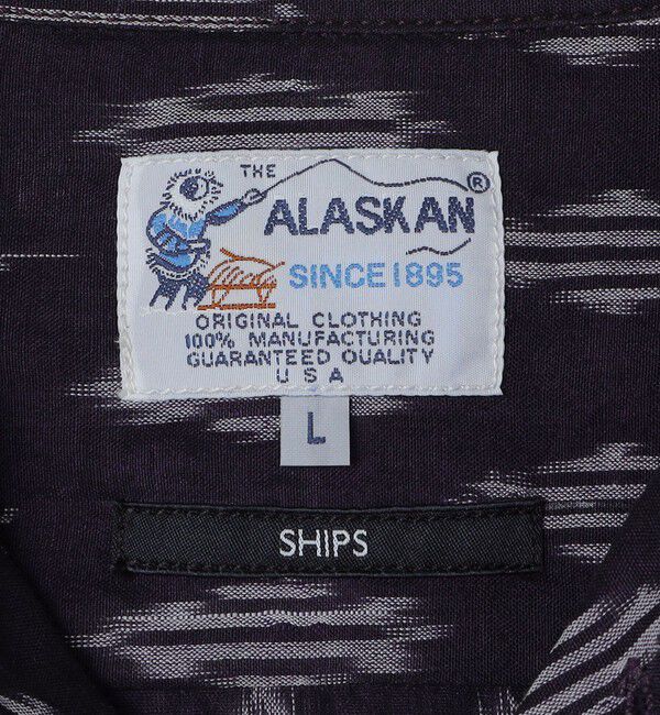 SHIPS「THE ALASKAN: イカット オープンカラーシャツ」|シャツ・ブラウス|