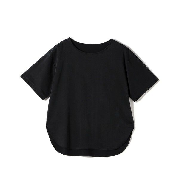 SHIPS for women「《予約》〈手洗い可能〉フィブリル サテン ジャージー 半袖 プルオーバー」|Tシャツ・カットソー|