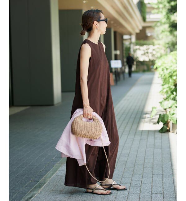 VERMEIL par iena「ピンタックノースリーブワンピース」|ワンピース|