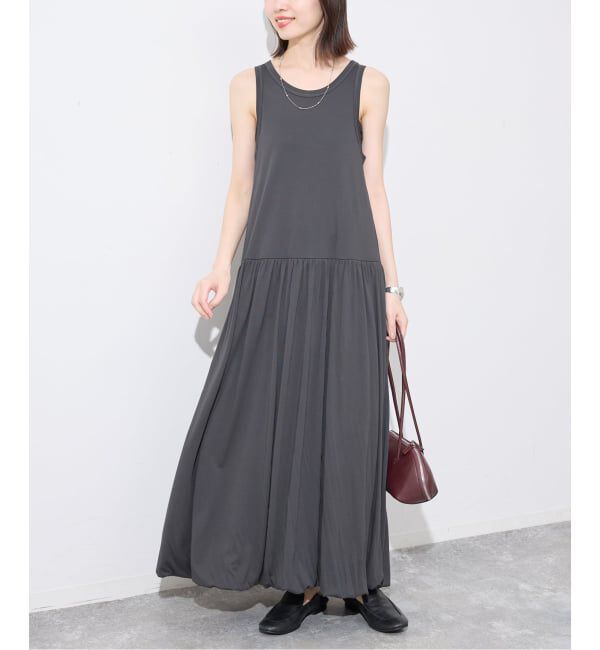 SLOBE IENA「《予約》アメスリバルーンワンピース」|ワンピース|グレーA