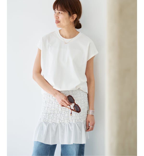 IENA「《追加9/新色あり》ラウンドテールプルオーバー」|Tシャツ・カットソー|