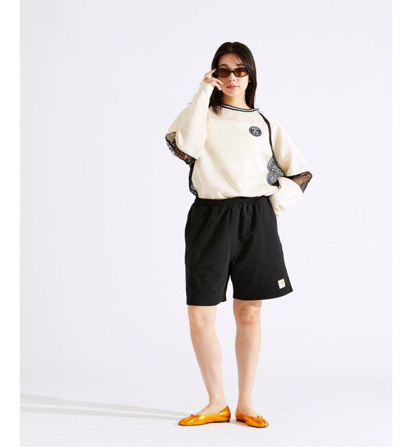 Paris Saint-Germain「【Paris Saint-Germain / パリ・サン＝ジェルマン】SATINxLACE GAME TOPS」|Tシャツ・カットソー|