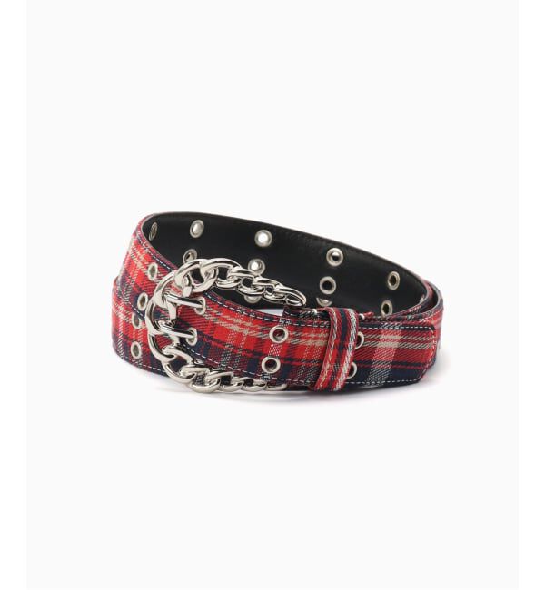 AFB / エーエフビー CHAIN BUCKLE CHECK BELT（PULP）｜ルミネの