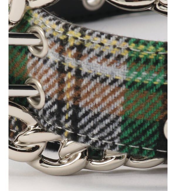 PULP「AFB / エーエフビー CHAIN BUCKLE CHECK BELT」|ベルト|