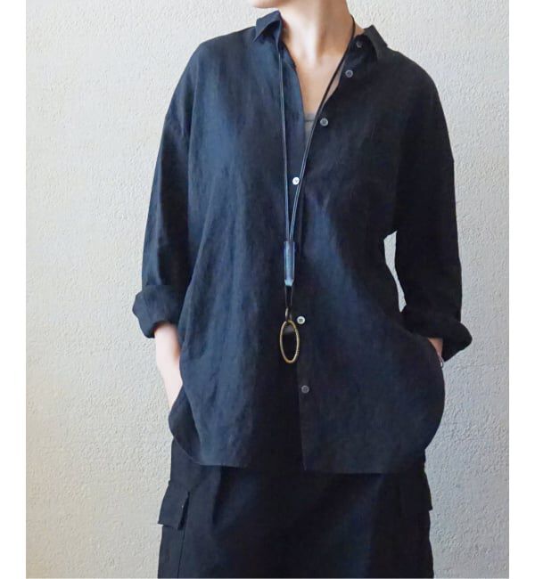 journal standard luxe「40リネン レギュラーカラーシャツ」|シャツ・ブラウス|
