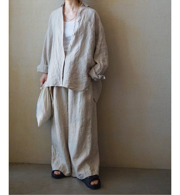 journal standard luxe「40リネン レギュラーカラーシャツ」|シャツ・ブラウス|