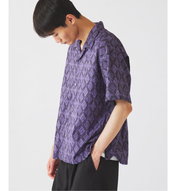 JOURNAL STANDARD relume「インディアパターン 総柄 オープンカラー 半袖シャツ」|シャツ・ブラウス|