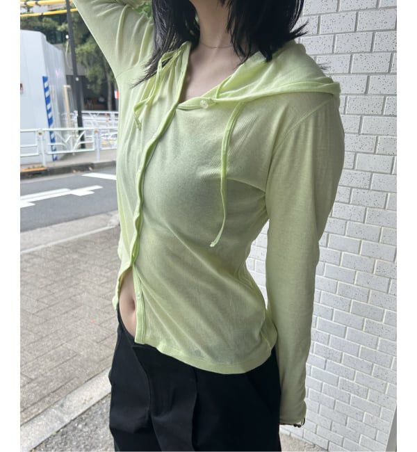 Oriens JOURNAL STANDARD「別注【MILLER/ミラー】Light prib hoodie カーディガン」|カーディガン|