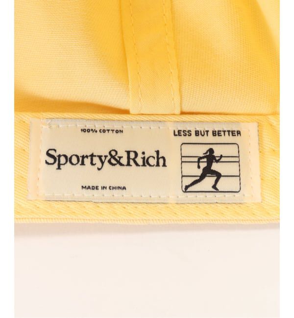 journal standard L'essage「SPORTY&RICH/スポーティアンドリッチ Avenue Hat キャップ」|キャップ・キャスケット|