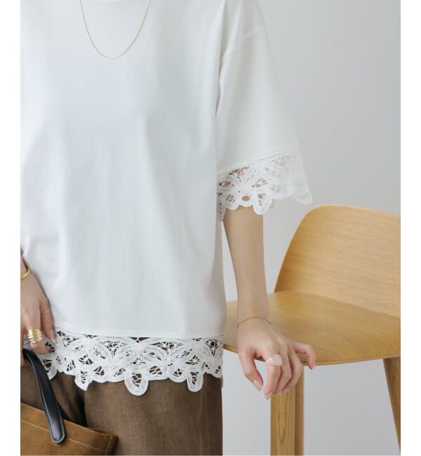 JOURNAL STANDARD relume「《予約》バテンレーストリムTシャツ」|Tシャツ・カットソー|