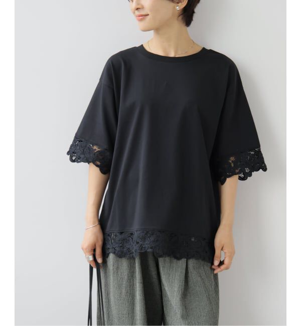JOURNAL STANDARD relume「《予約》バテンレーストリムTシャツ」|Tシャツ・カットソー|