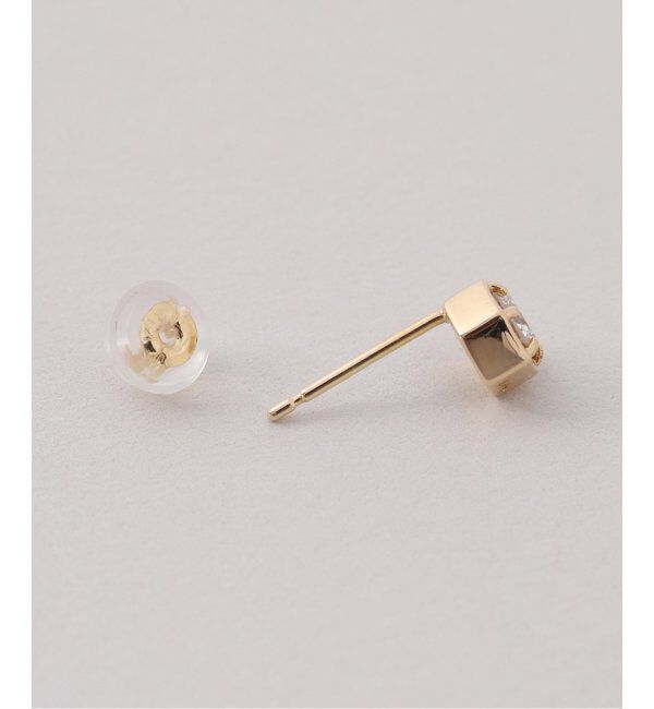 Lilas by Spick&Span「0.18ct六角ダイヤピアス K18（両耳）」|ピアス|