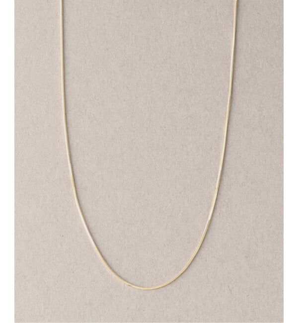 Lilas by Spick&Span「コンパクトチェーン55cmネックレス K10」|ネックレス|