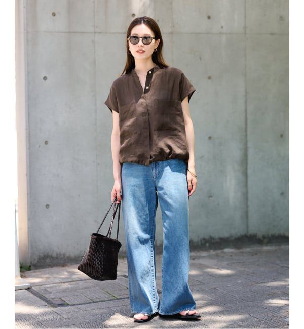 FRAMeWORK「≪予約≫ラミーキャップスリーブドロストシャツ」|シャツ・ブラウス|