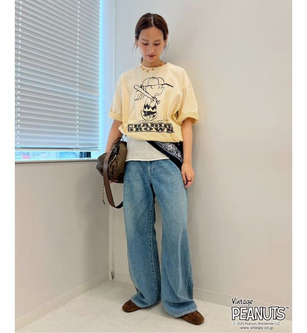 FRAMeWORK「≪予約≫JOHNBULL/ジョンブル PEANUTS CHARLIE BROWN TEE」|Tシャツ・カットソー|