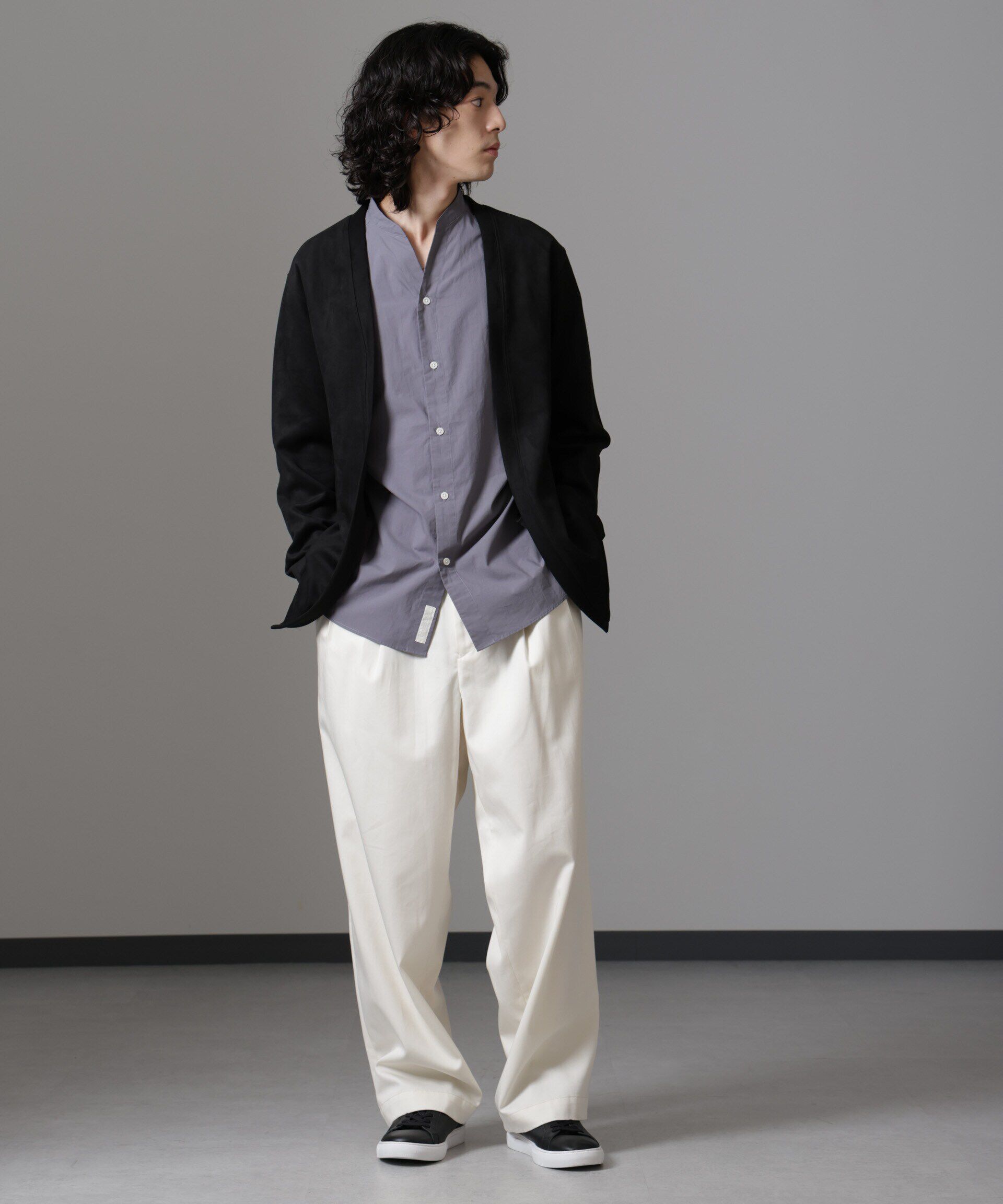 nano･universe「フェイクスエードトッパーカーディガン 24AW」|Tシャツ・カットソー|