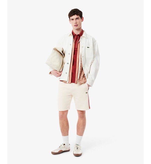 LACOSTE「サイド&バックヨーク切り替えスウェットショーツ」|その他|