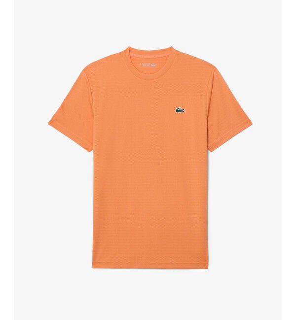 LACOSTE「ウルトラドライ コートジャカードジップポロシャツ」|Tシャツ・カットソー|