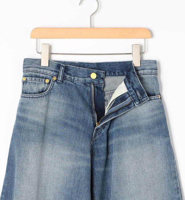 Rie Miller「《5サイズ展開》【RM denim】ルーズワイドデニム」|デニム|