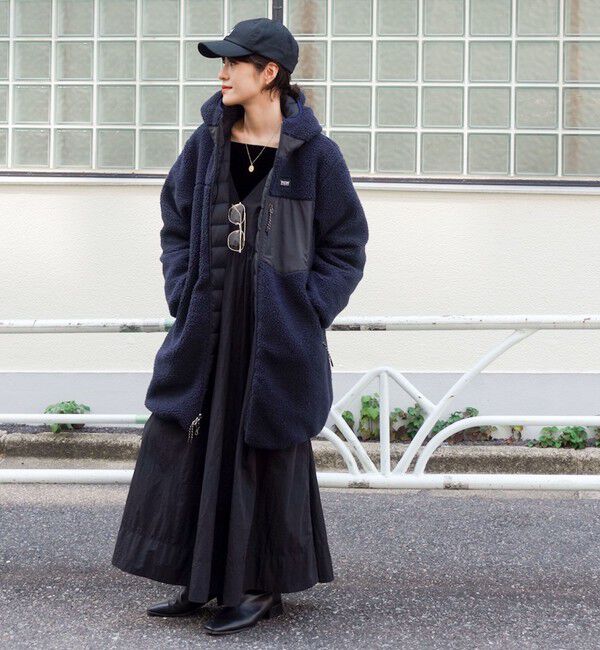 NOLLEY'S「◇【WEB限定】【TAION/タイオン】ボア&times;ダウンフードロングダ(リバーシブル)」|ダウン|