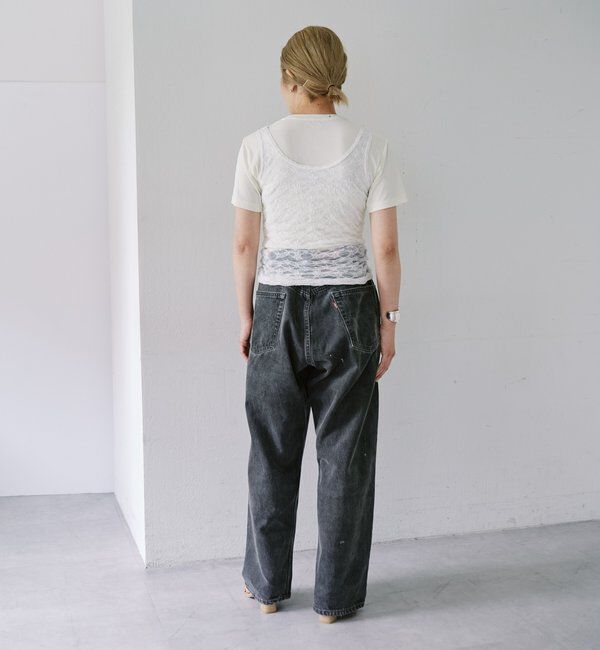  「【LUALY】【接触冷感/吸水速乾】シアープレーンチビTee」|Tシャツ・カットソー|