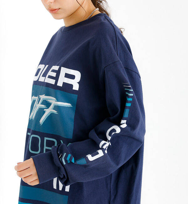 ABAHOUSE「【POLeR/ポーラー】TEAMS RELAX LOGO/ロングスリーブ/チーム」|Tシャツ・カットソー|