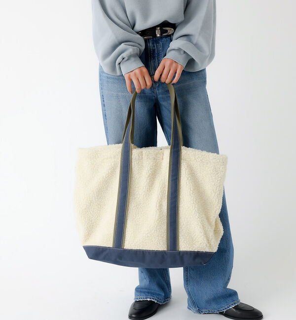 Rouge vif「【TRIFFER/トリファー】ボアトート/バッグ/大容量/A4収納可能【WEB限」|トートバッグ|
