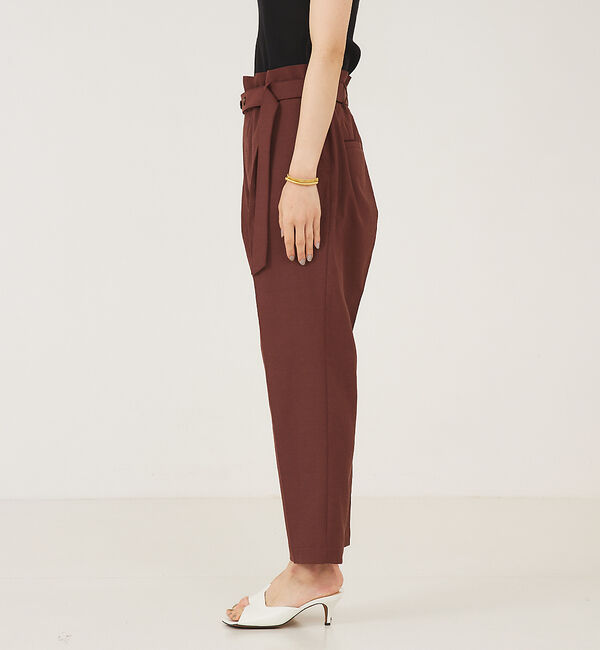qualite「オックスストレッチベルトパンツ」|その他|