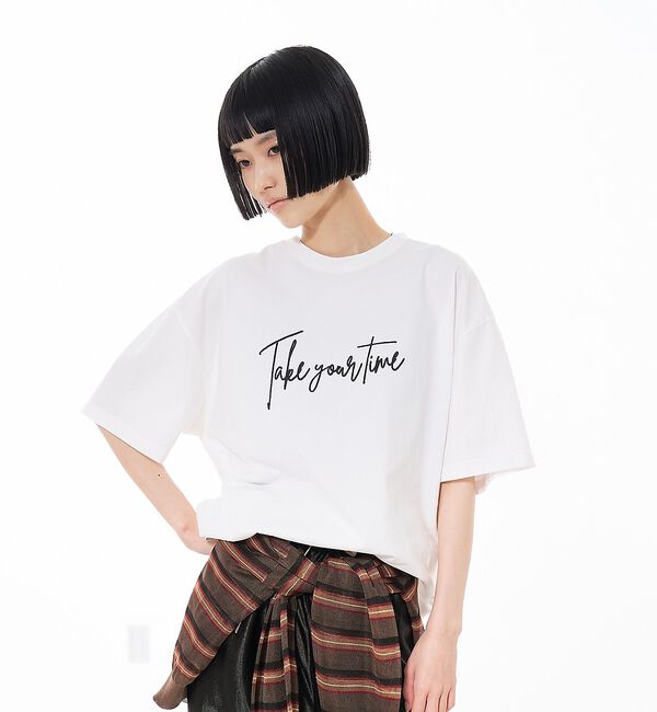 NOMINE「ロゴプリント オーバーサイズ Tシャツ｜2タイプ」|Tシャツ・カットソー|
